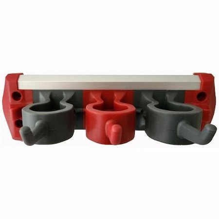 Vileda Professional Holder, Rubber, 23inx10inx7in, RD/GY VLD166692